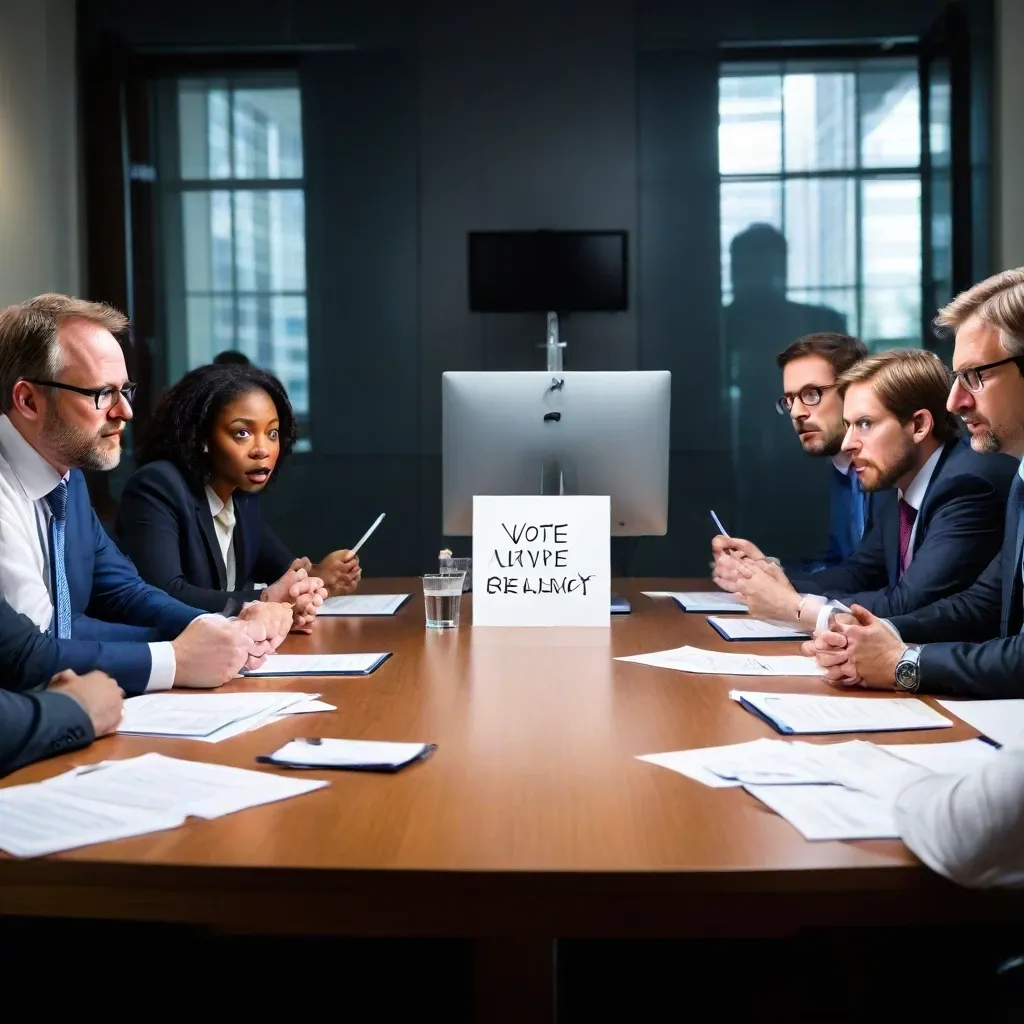 Boardroom deadlock impasse